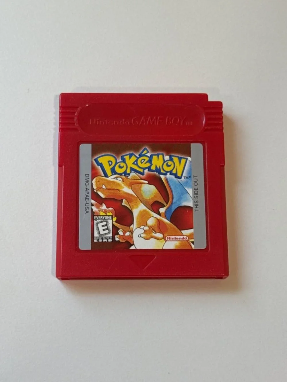 Pokemon Red Version Game Boy DMG-APAE-USA Cartridge Tested ESRB E Nintendo